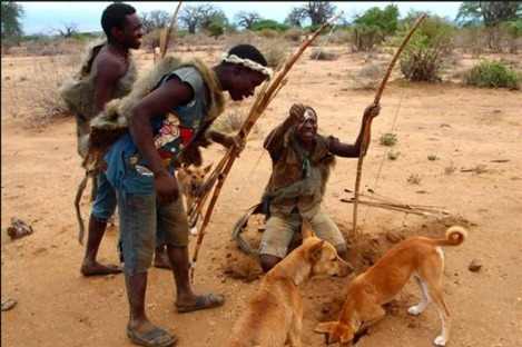Hadzabe Tribe Hunters